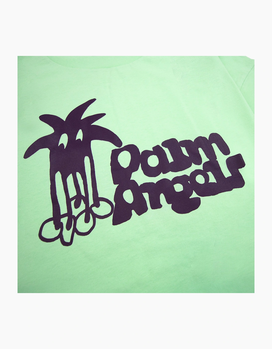 Palm Angels Douby Classic T Shirt Light Green Purple