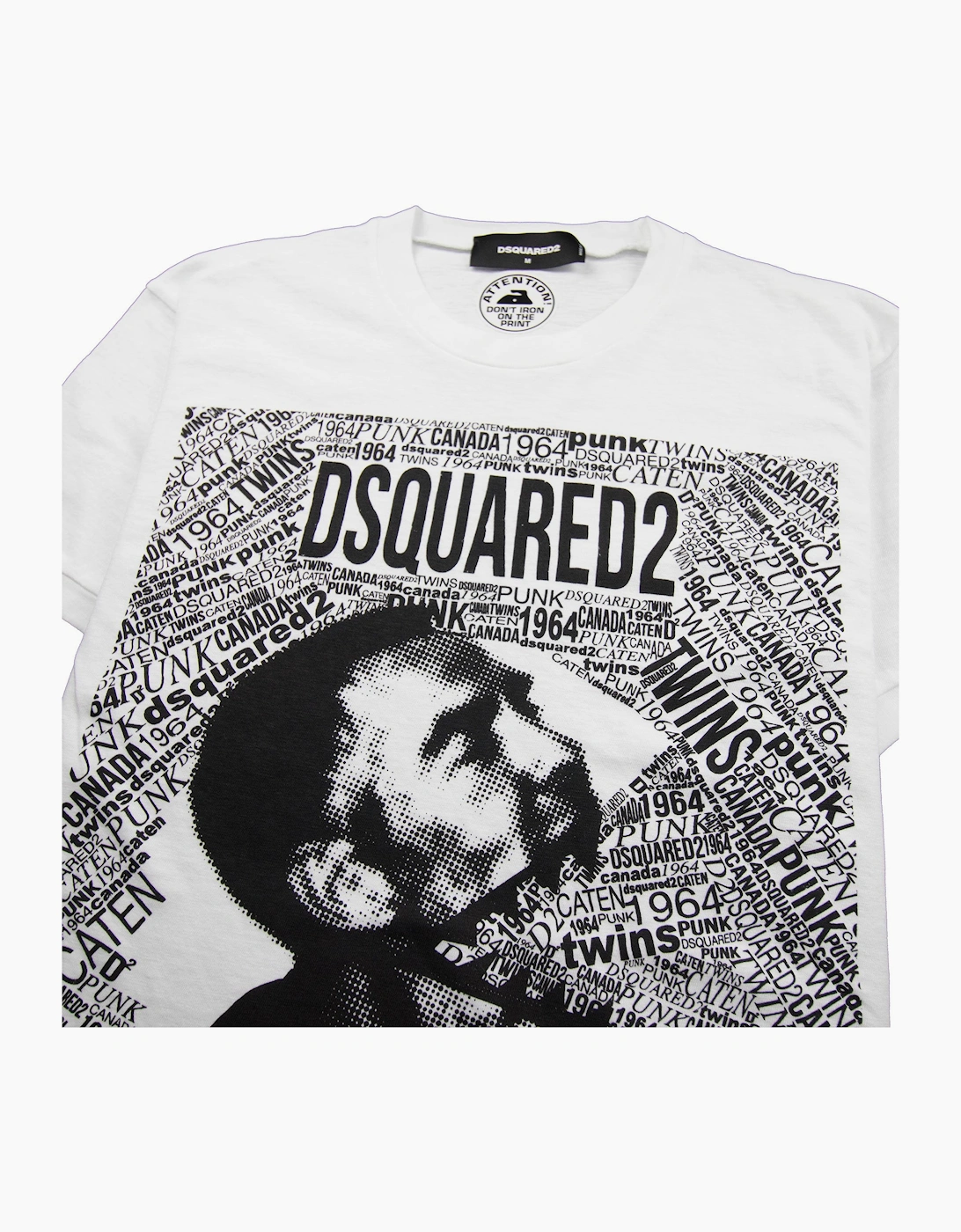 Dsquared2 Caten Twins Mouth Tee White