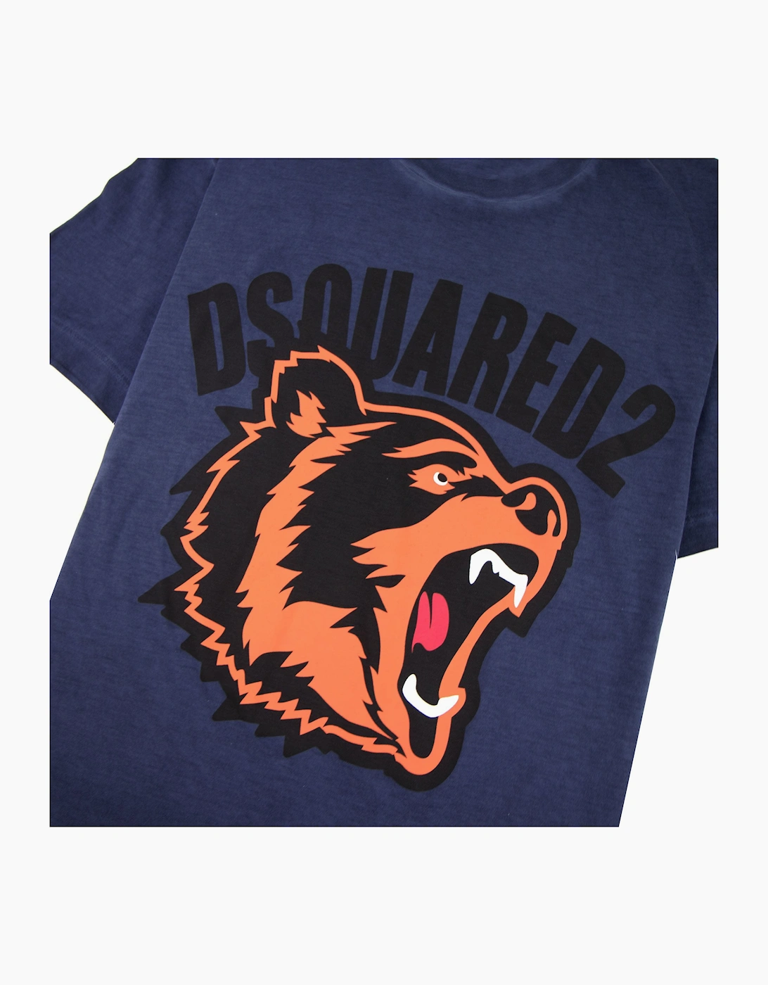Dsquared2 Bear Logo T-shirt Navy Blue