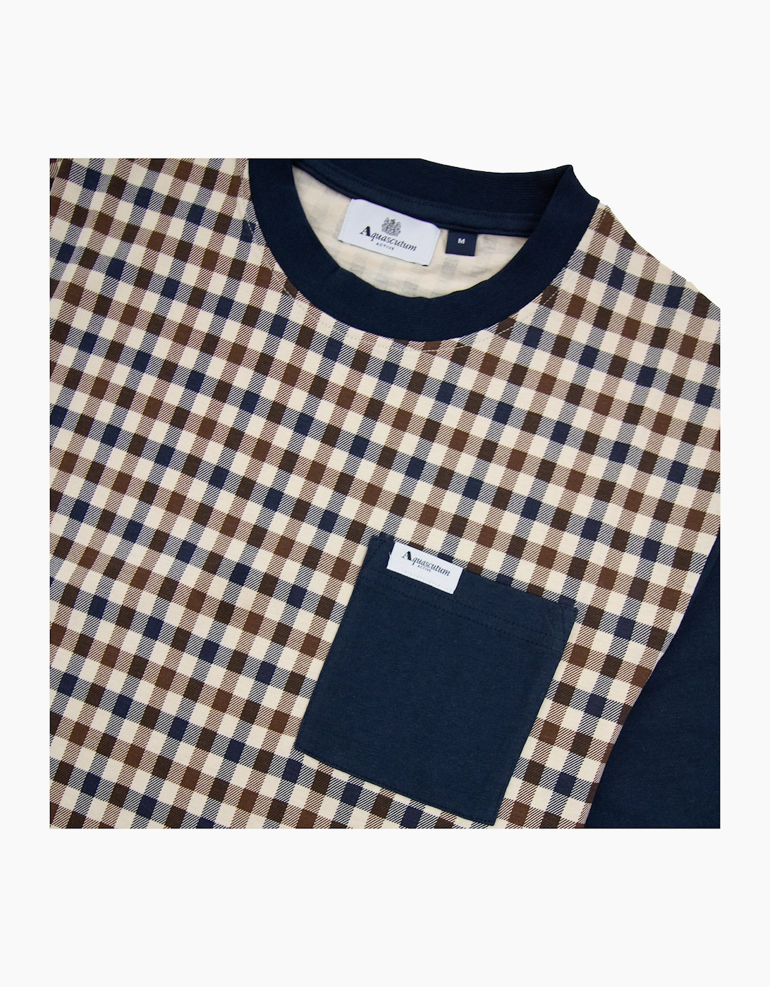 Aquascutum Active Solid Pocket T Shirt Navy