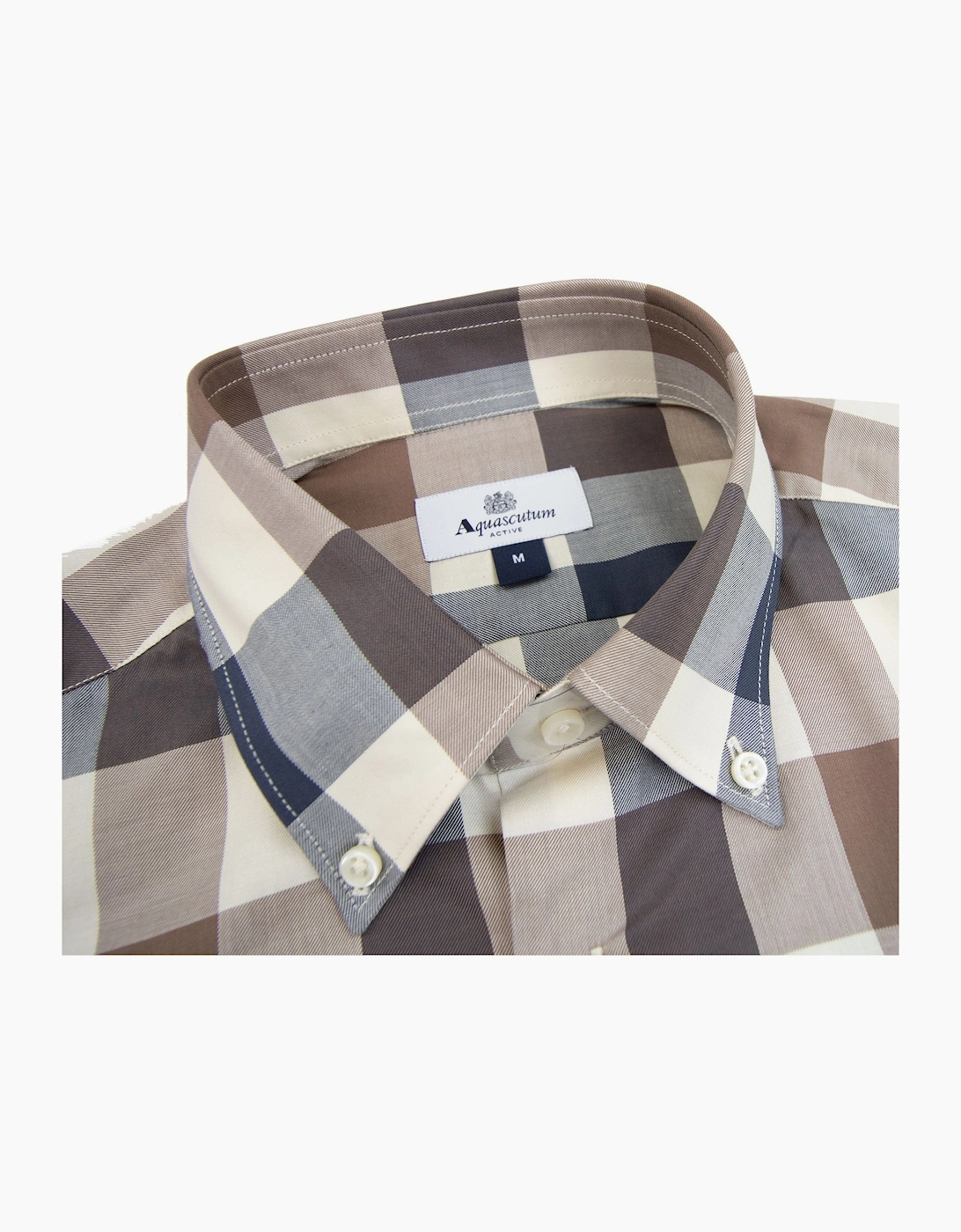 Aquascutum Active Macro Check Shirt Macro Check 30