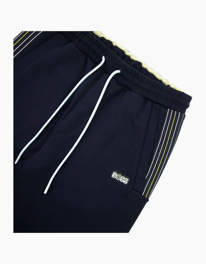 Hugo Boss Hadiko 1 Multi Coloured Stripe Bottoms Dark Navy 402