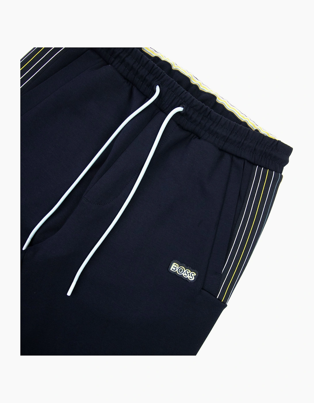 Hugo Boss Hadiko 1 Multi Coloured Stripe Bottoms Dark Navy 402