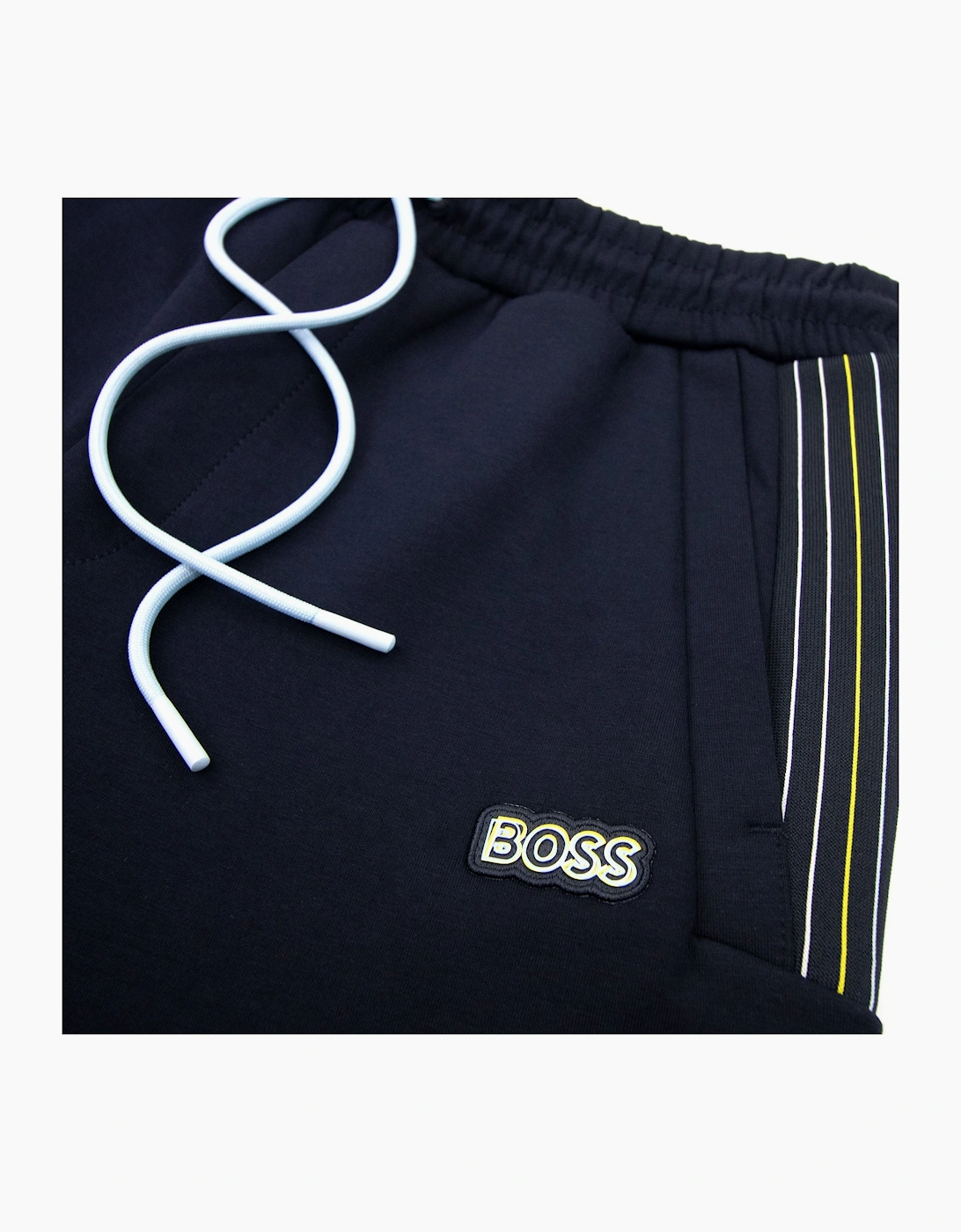 Hugo Boss Hadiko 1 Multi Coloured Stripe Bottoms Dark Navy 402