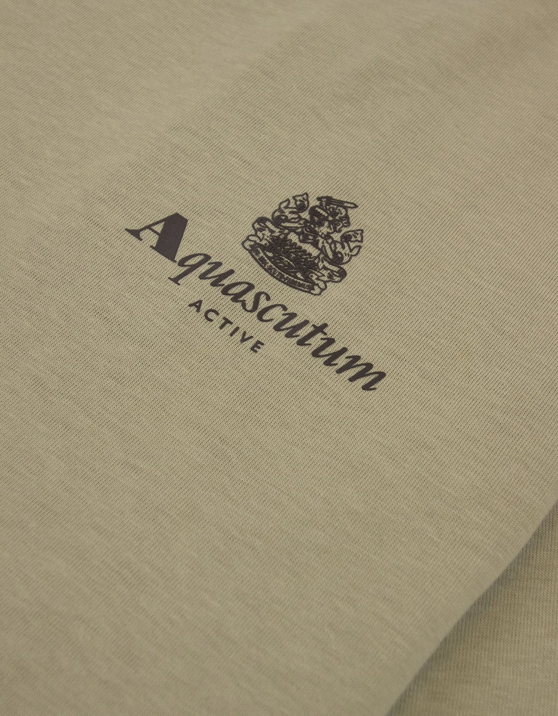 Aquascutum Active Small Logo T Shirt Beige