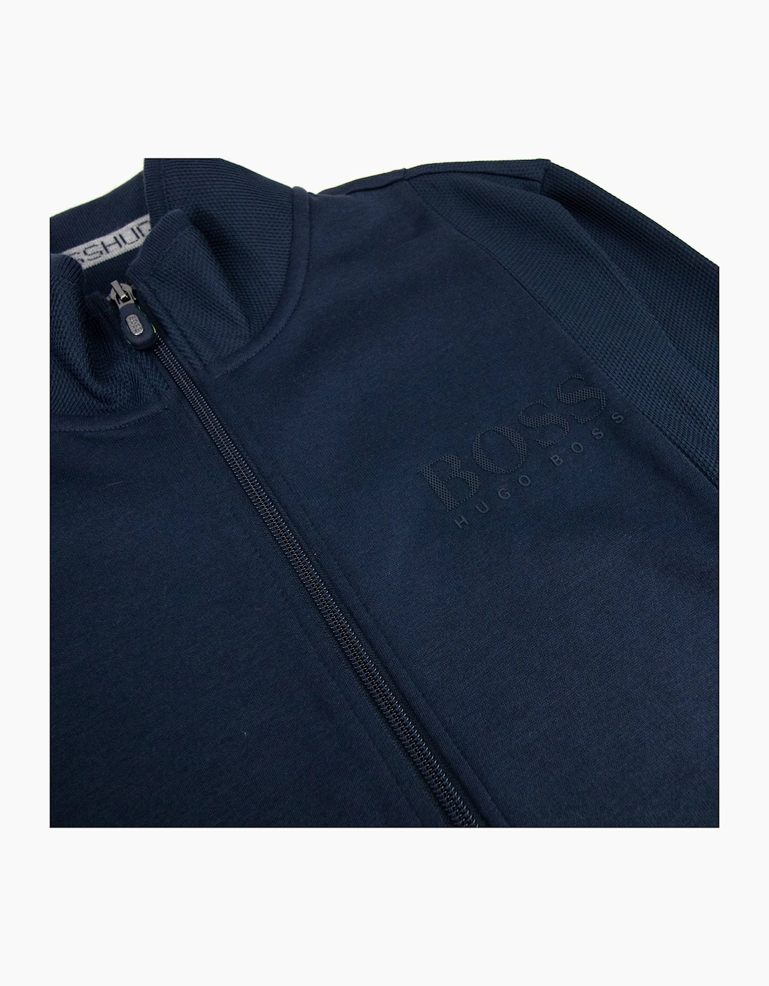 Hugo Boss Full Zip Funnel Neck Navy 410
