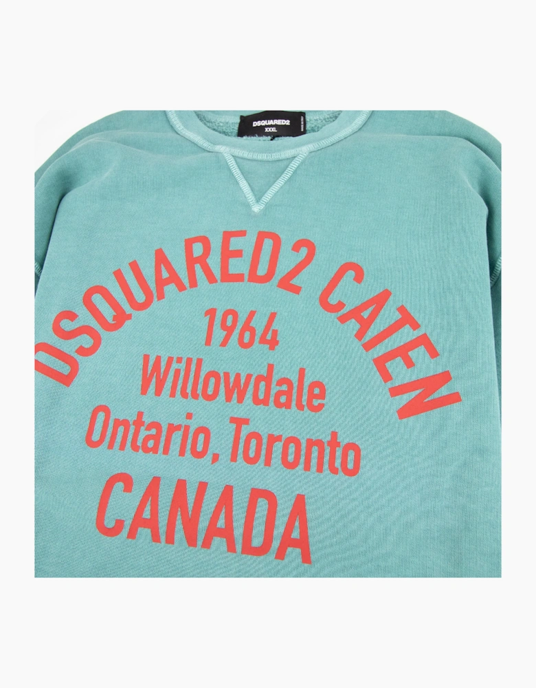 Dsquared2 Caten Willowdale Sweatshirt Green