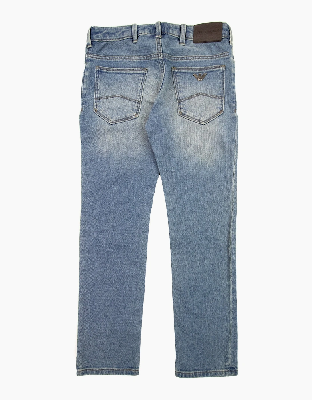 Emporio Armani Jnr Eagle 5 Pocket Jean Denim