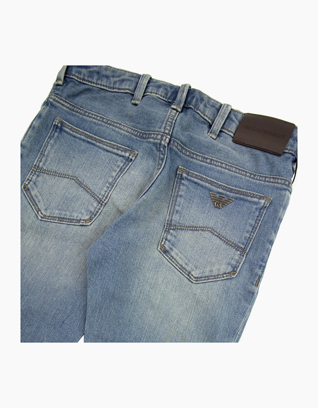 Emporio Armani Jnr Eagle 5 Pocket Jean Denim