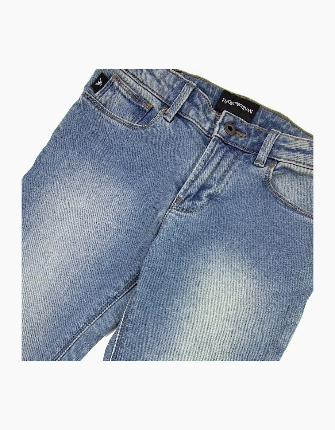 Emporio Armani Jnr Eagle 5 Pocket Jean Denim