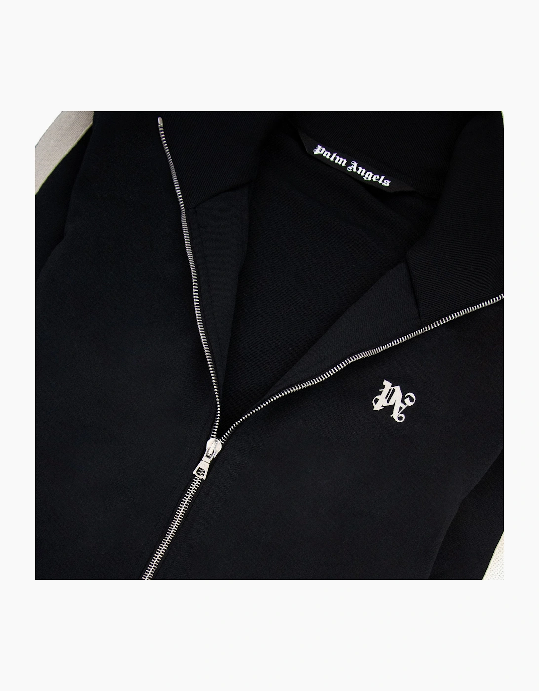 Palm Angels Pa Monogram Classic Track Jacket Black/off White