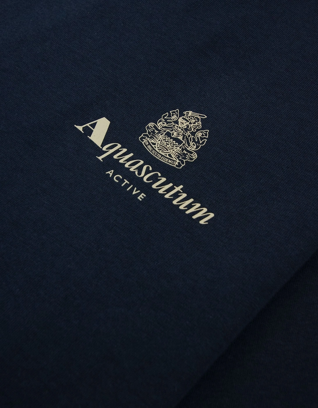 Aquascutum Active Small Logo T Shirt Navy