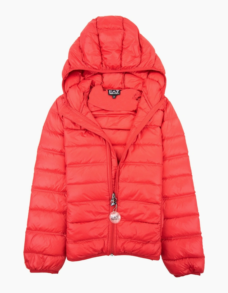 Ea7 Junior Puffa Jacket Red/black