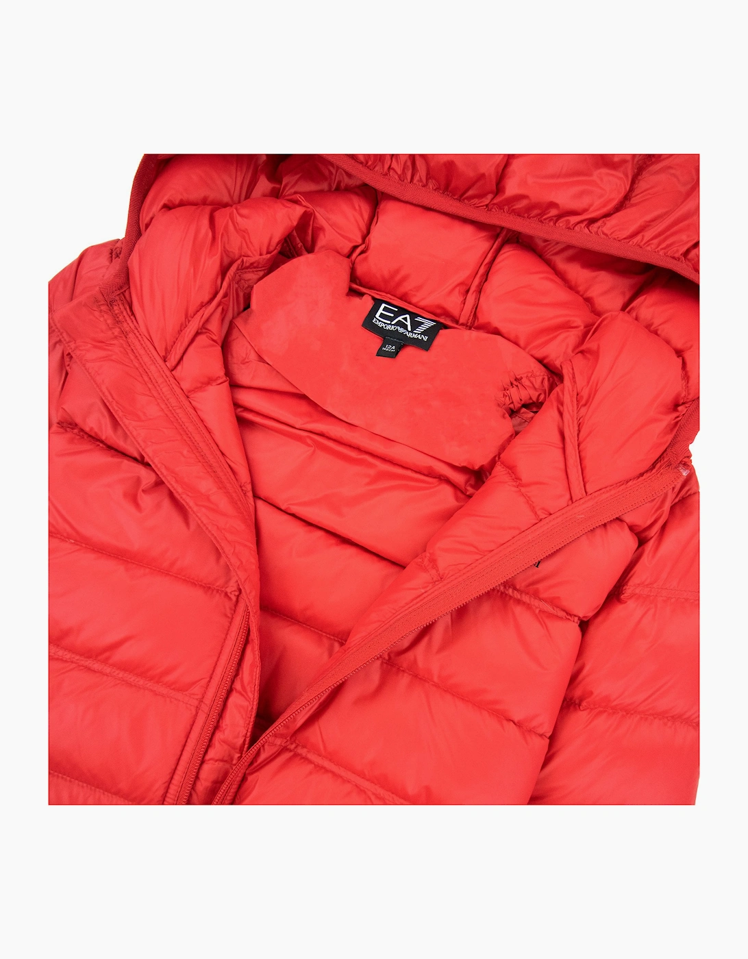 Ea7 Junior Puffa Jacket Red/black