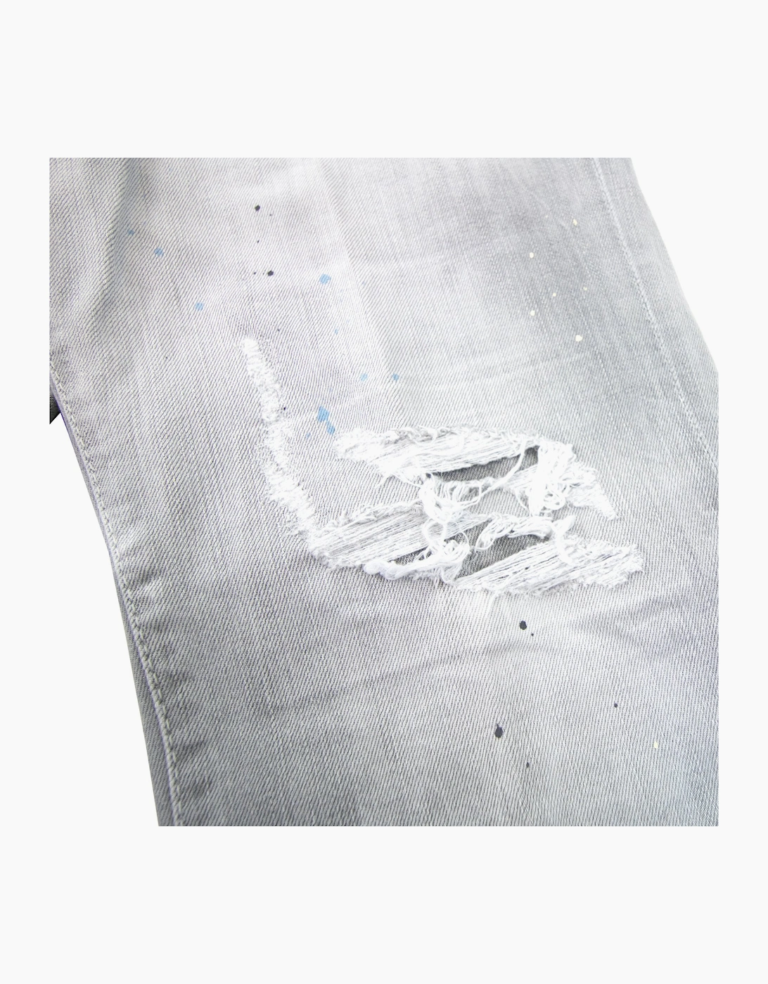 Dsquared2 Cool Guy Multi Paint Jean Light Grey