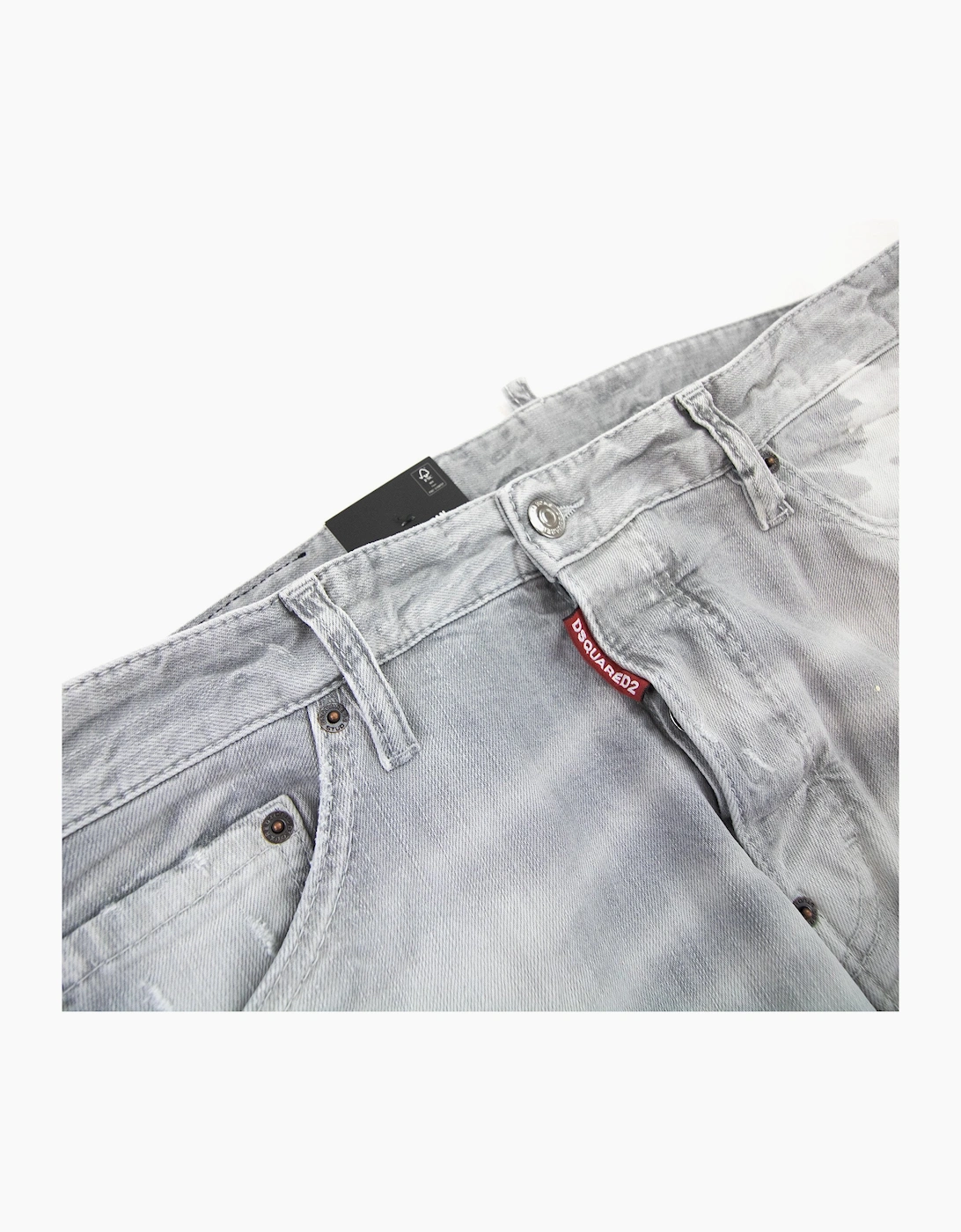 Dsquared2 Cool Guy Multi Paint Jean Light Grey