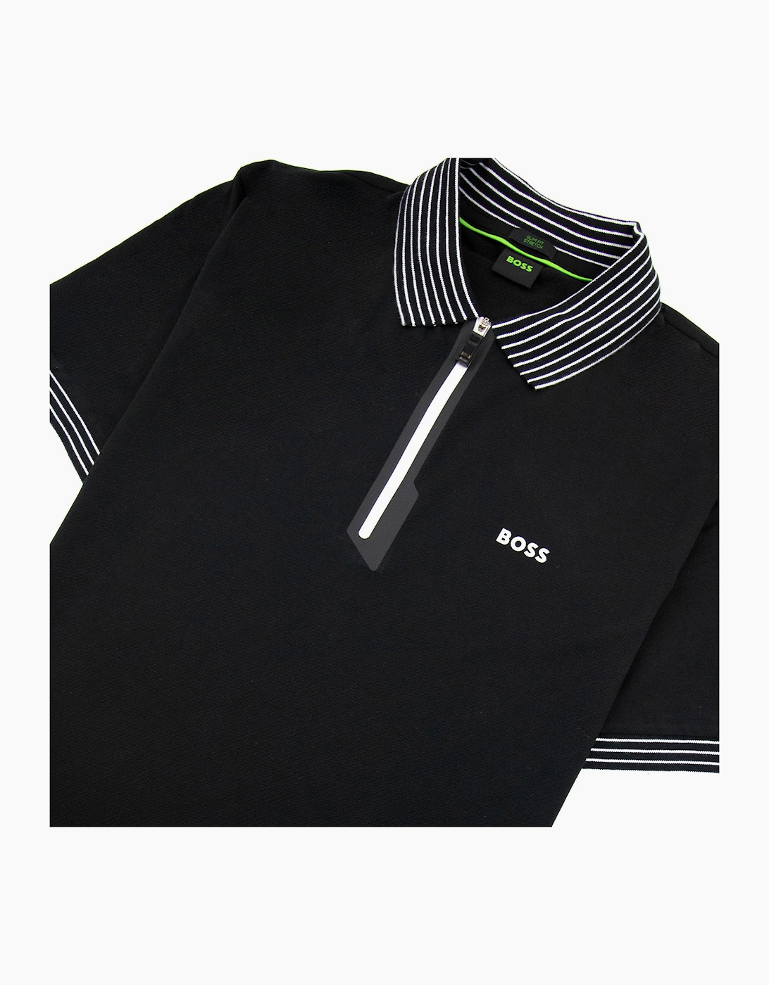 Hugo Boss Philix Slim Fit Strechy Polo Black 001