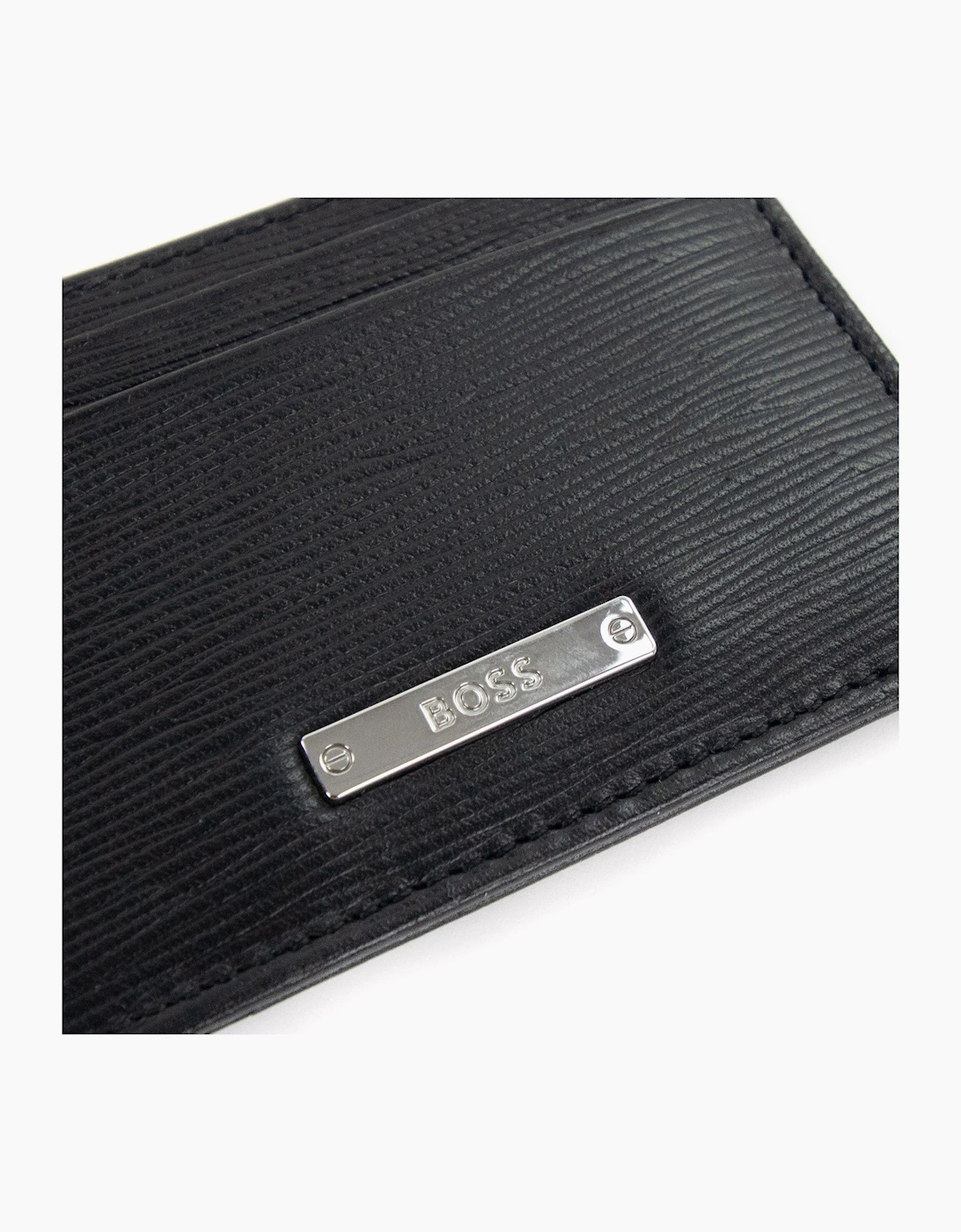 Hugo Boss Gallery A Leather Card Holder Black 001