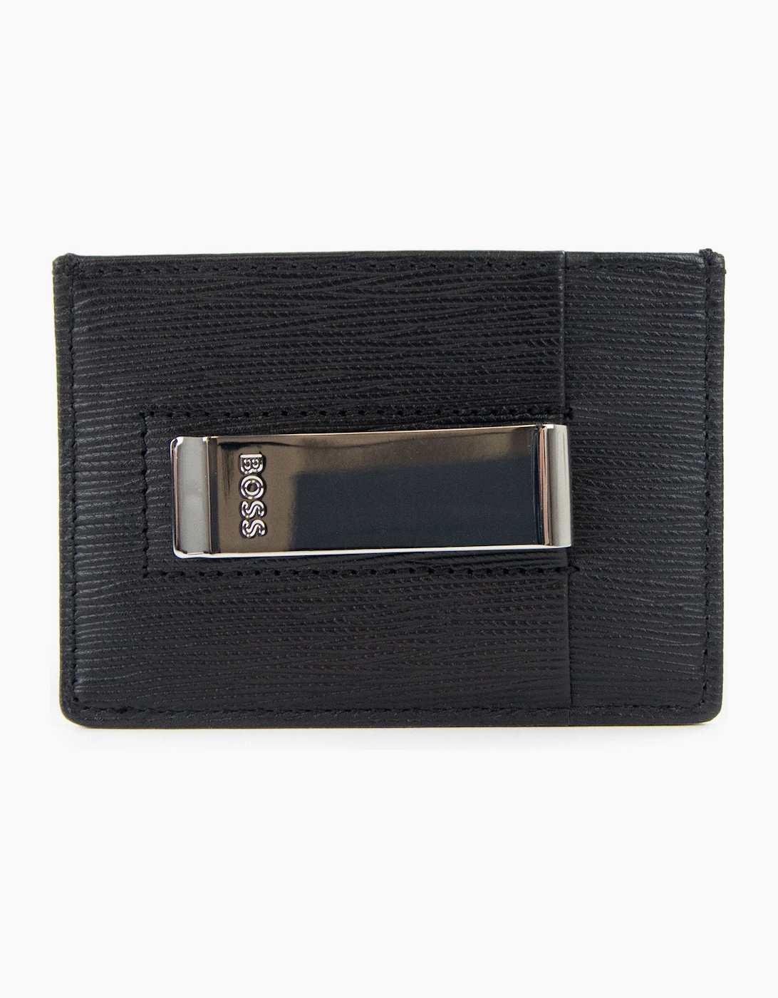 Hugo Boss Gallery A Leather Card Holder Black 001
