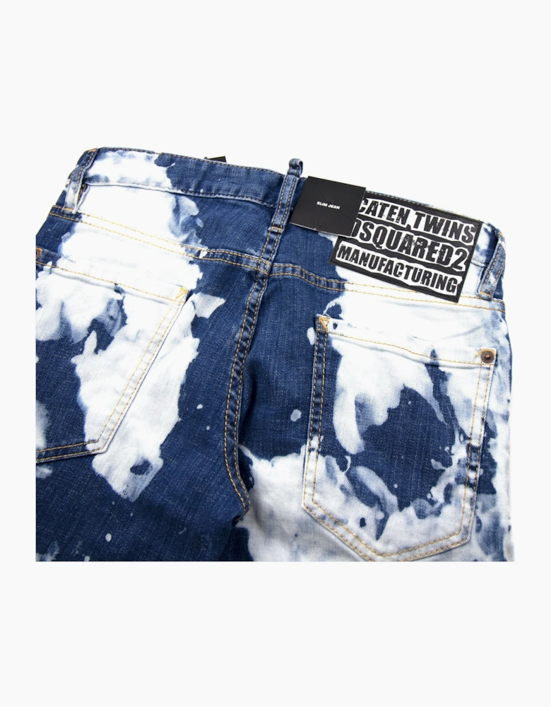 Dsquared2 Cloud Bleached Slim Jean Denim