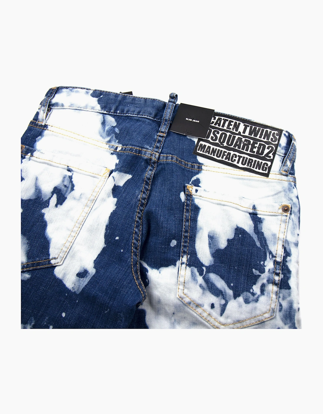 Dsquared2 Cloud Bleached Slim Jean Denim