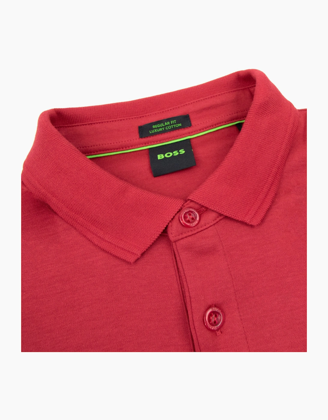 Hugo Boss Pirol Regular Fit L/s Polo Red 616