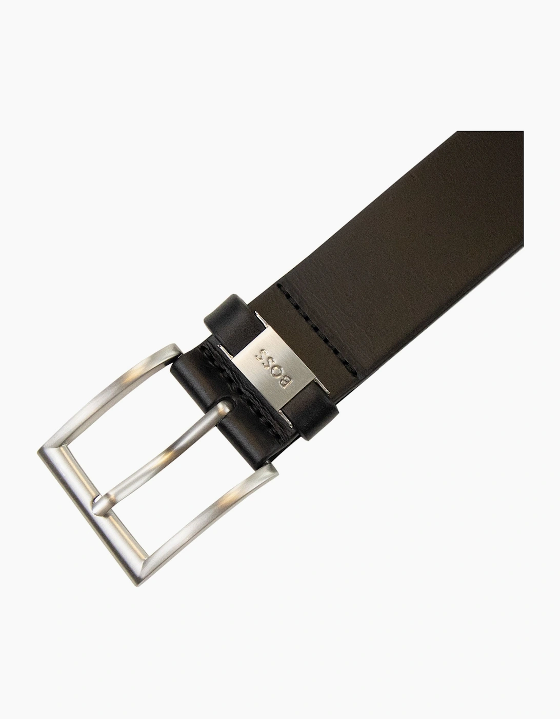 Hugo Boss Connio Branded Metal Trim Belt Black 001