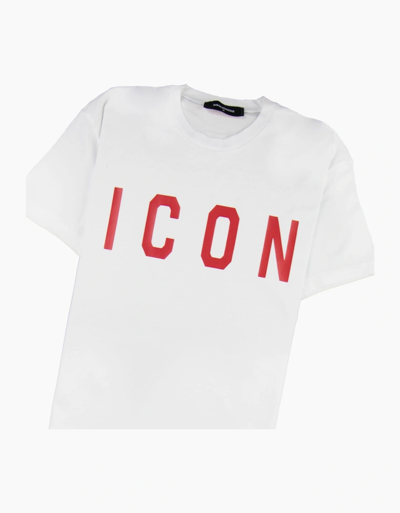 Dsquared2 Icon Print T-shirt White/Red
