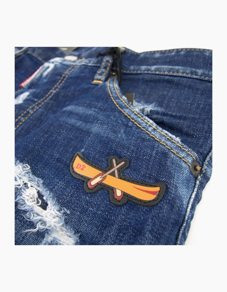 Dsquared2 Canoe Run Dan Jeans Blue 470