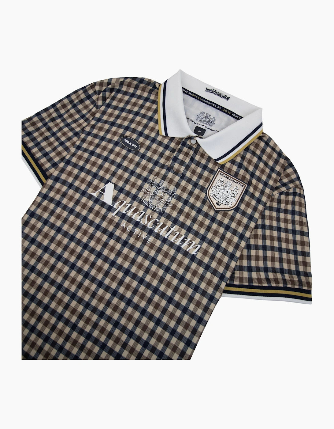Aquascutum Since 1851 Soccer Polo Club Check 28