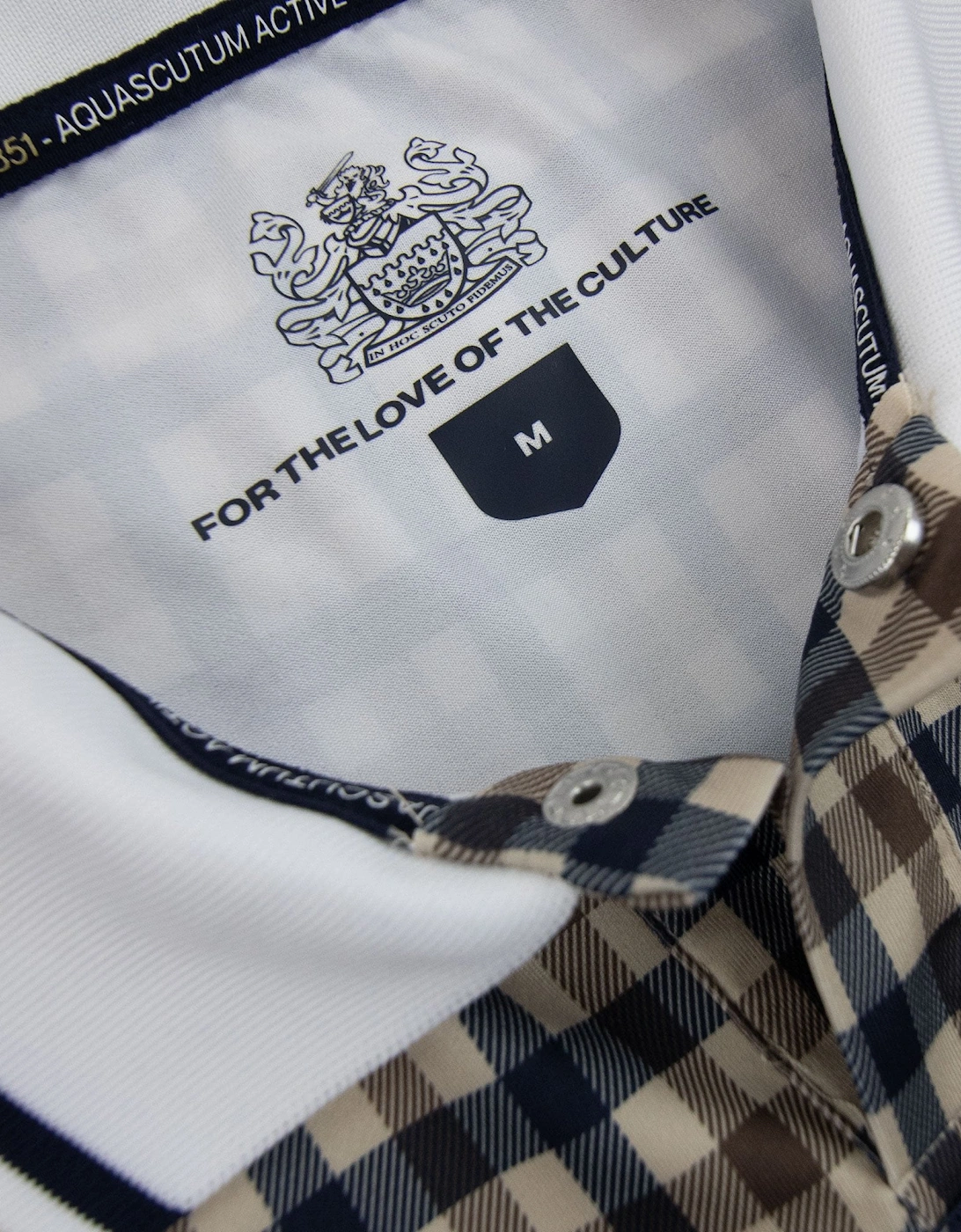 Aquascutum Since 1851 Soccer Polo Club Check 28
