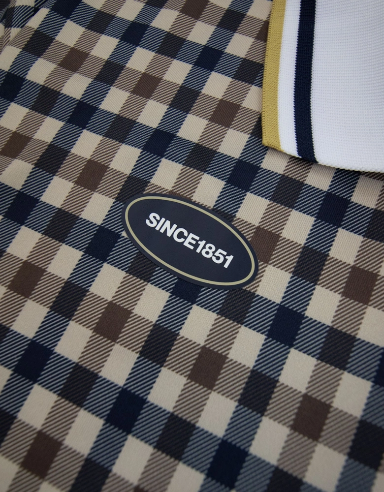 Aquascutum Since 1851 Soccer Polo Club Check 28