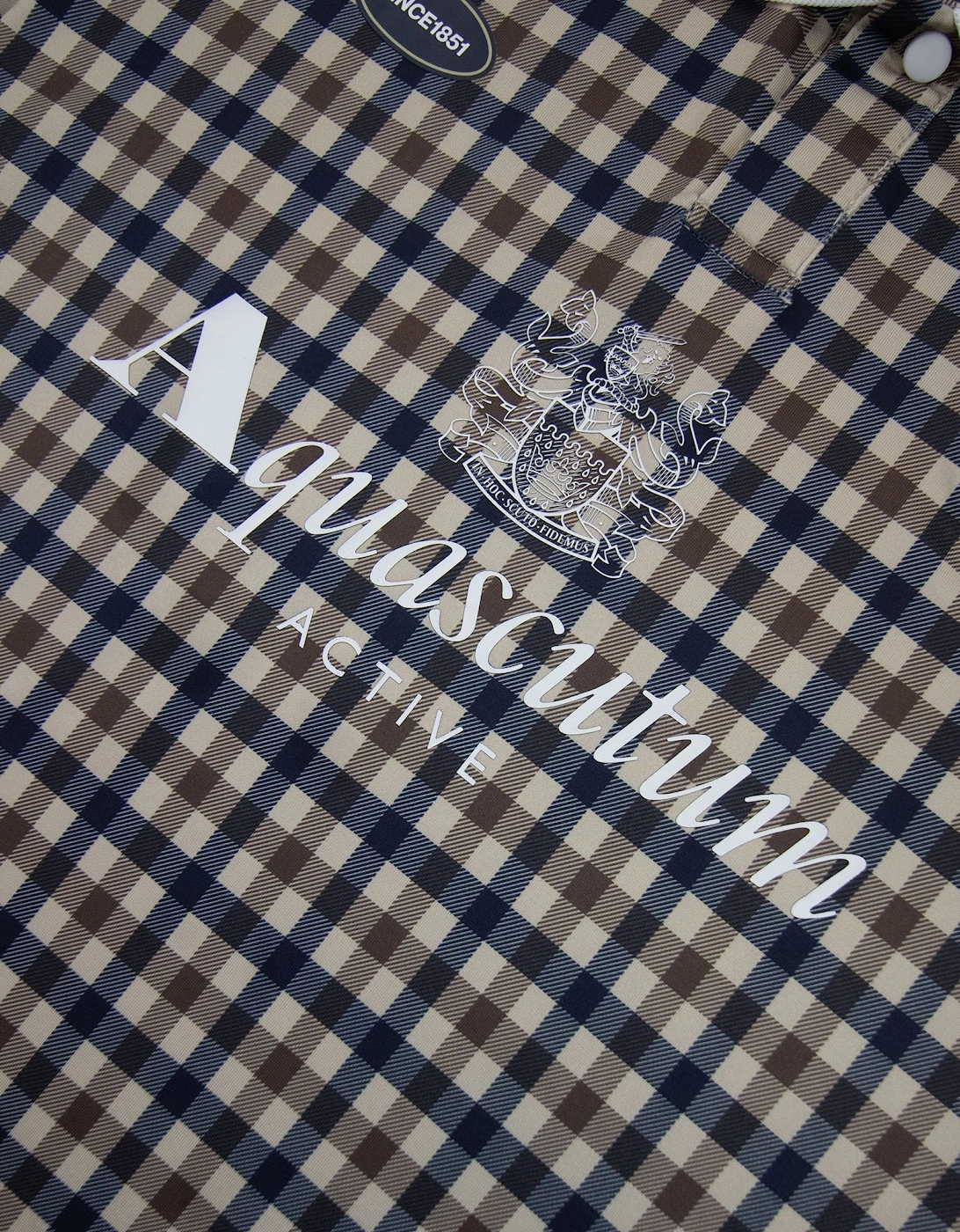 Aquascutum Since 1851 Soccer Polo Club Check 28