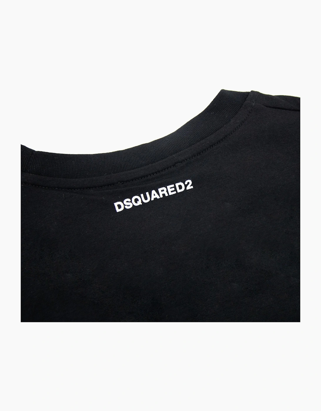 Dsquared2 Small Logo Plain T Shirt Black