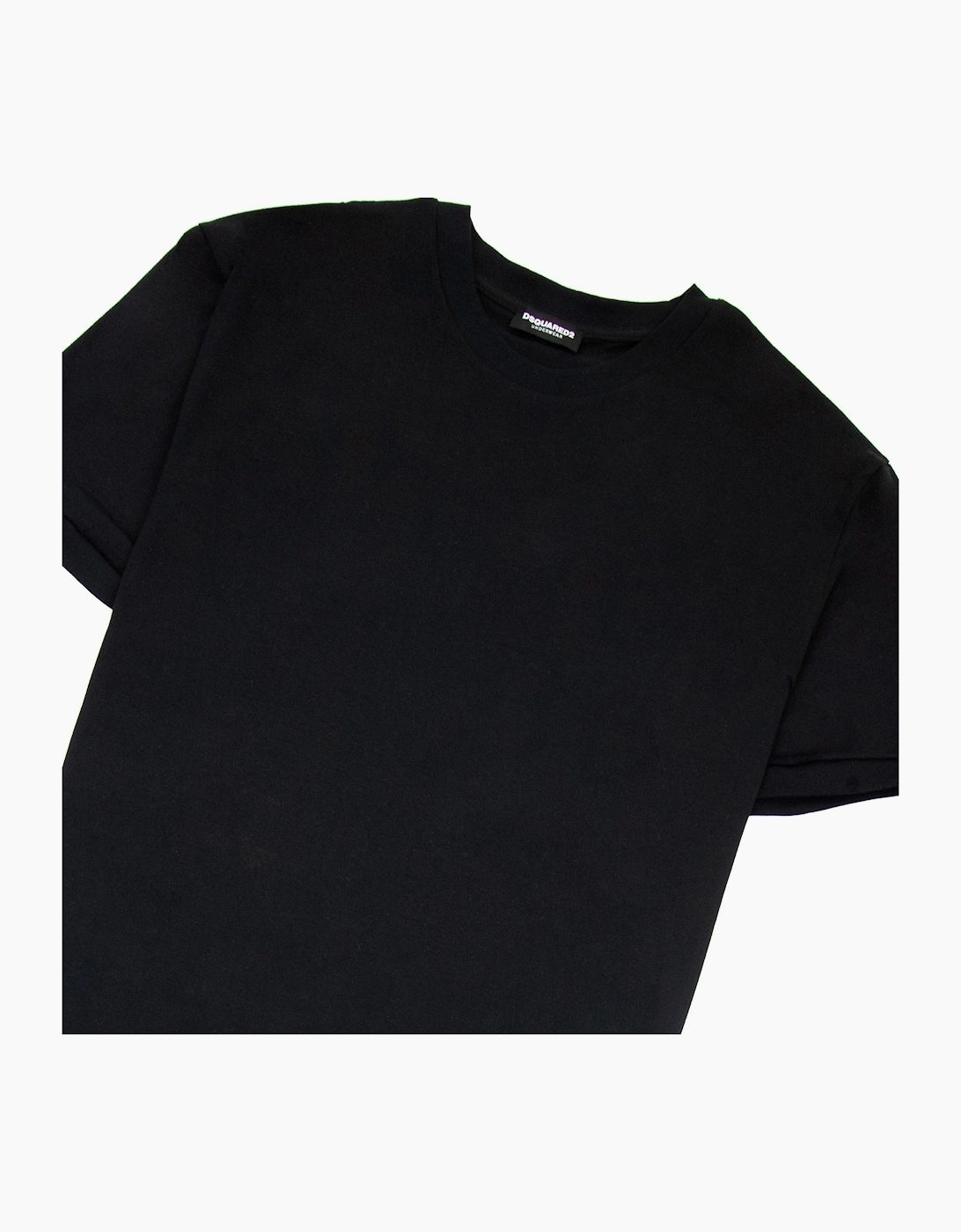 Dsquared2 Small Logo Plain T Shirt Black