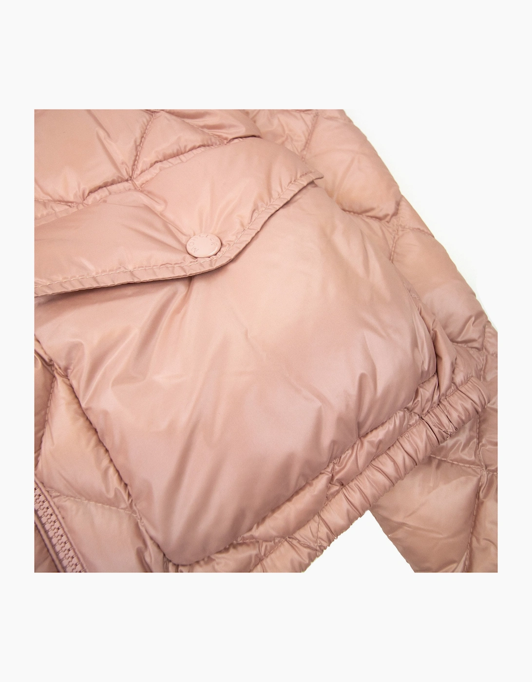 Moncler Women Binic Short Down Jacket Light Pink 510