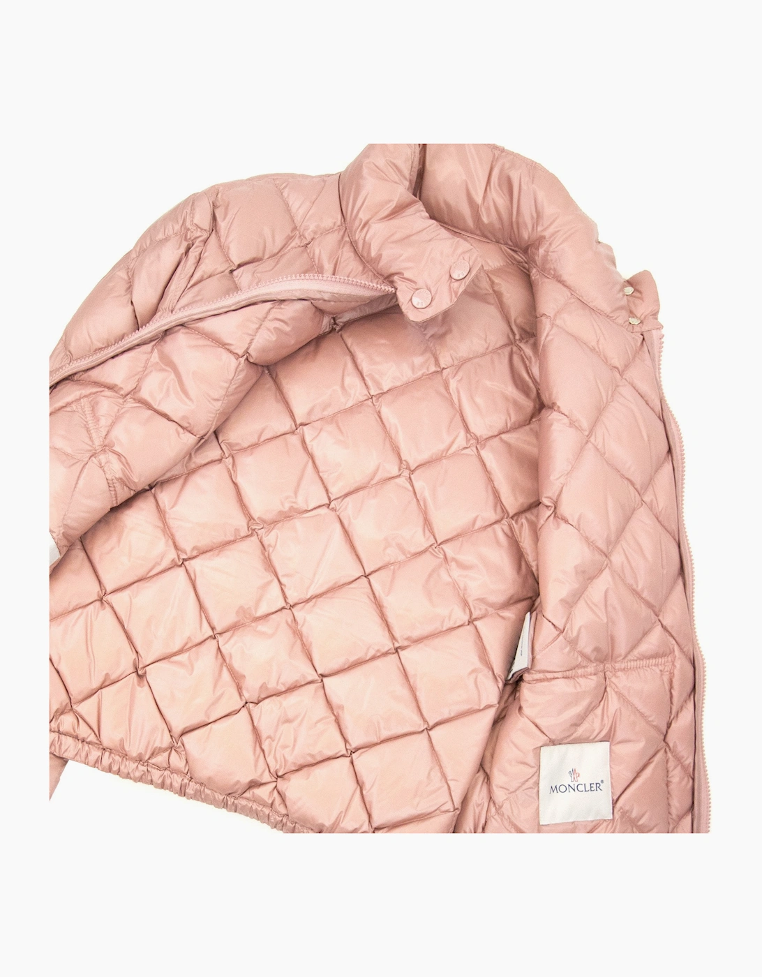 Moncler Women Binic Short Down Jacket Light Pink 510