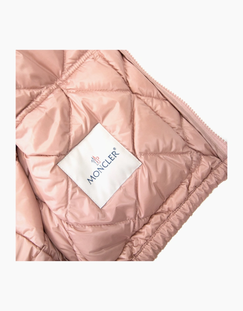 Moncler Women Binic Short Down Jacket Light Pink 510