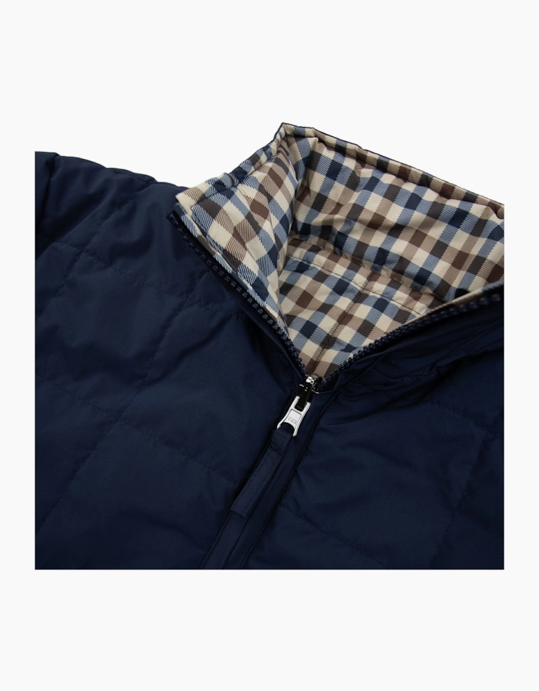 Aquascutum Rlg Active Reversible Jacket Navy 11