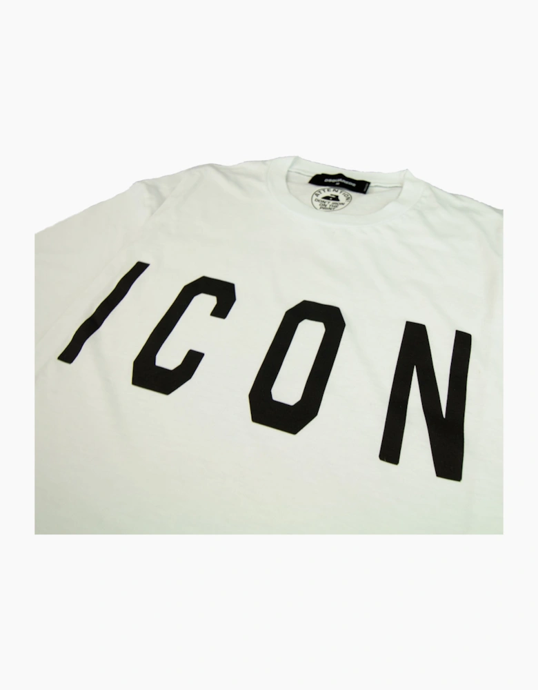 Dsquared2 Icon Print T-shirt White 0100