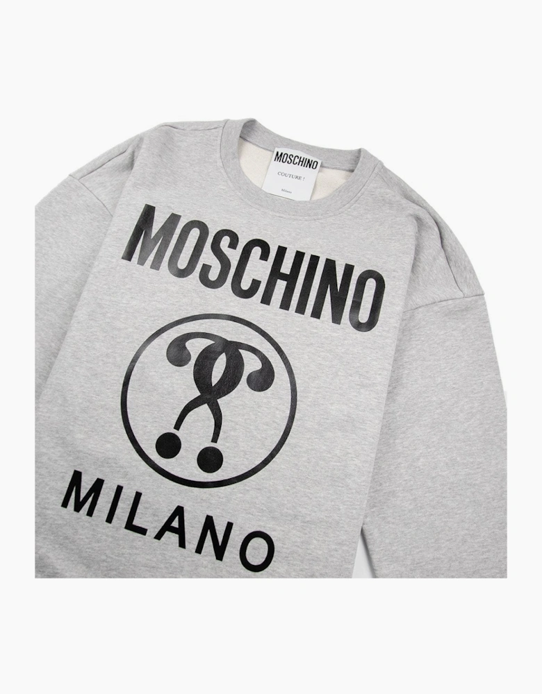 Moschino Couture Crewneck Sweatshirt Light Grey