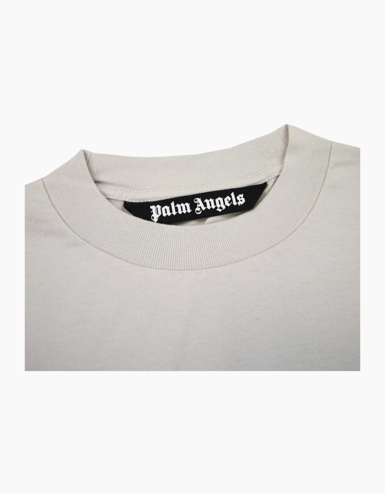Palm Angels Enzo Classic T Shirt Light Grey Orange