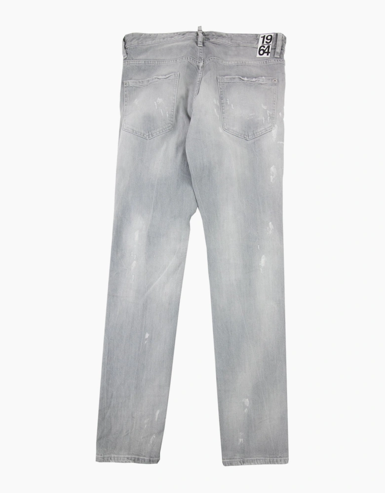 Dsquared2 Piranha Grey Denim Wash Cool Guy Jeans Grey 852
