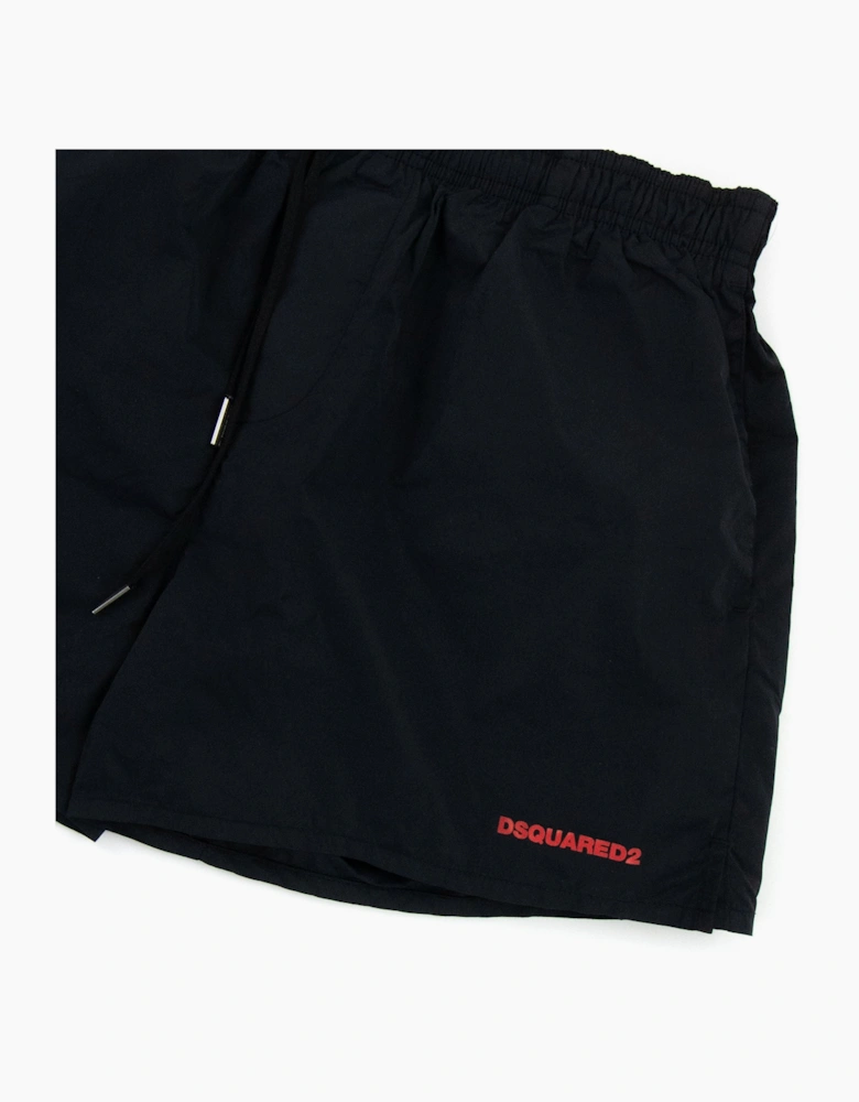 Dsquared2 Icon Shorts Black/red