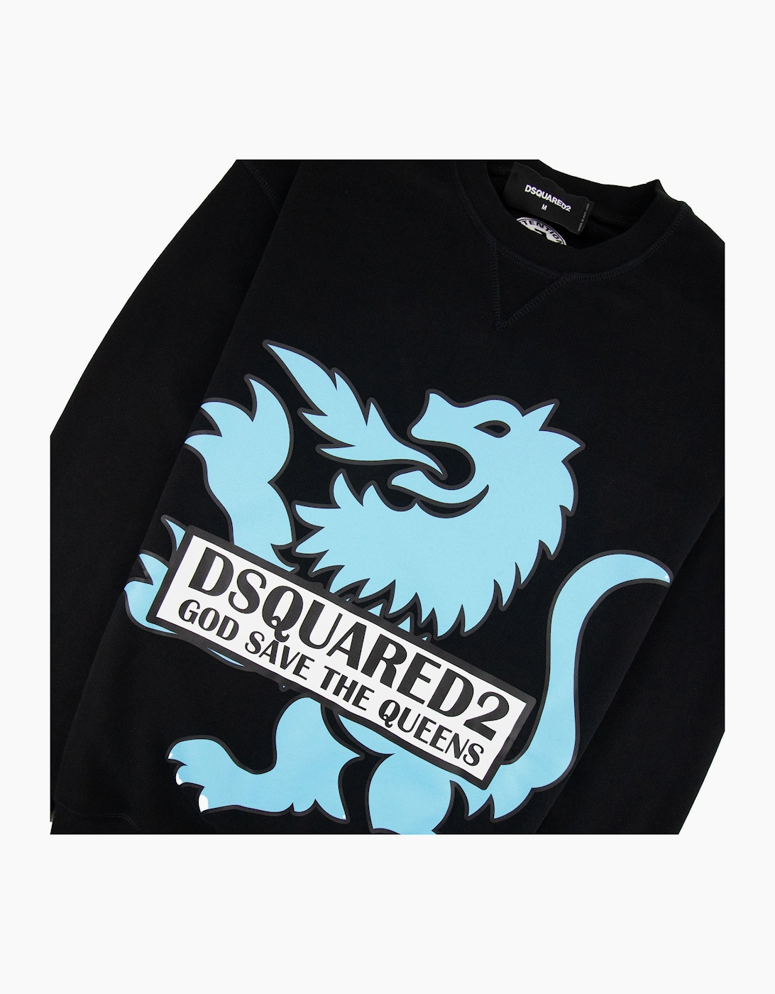 Dsquared2 God Save The Queens Sweatshirt Black