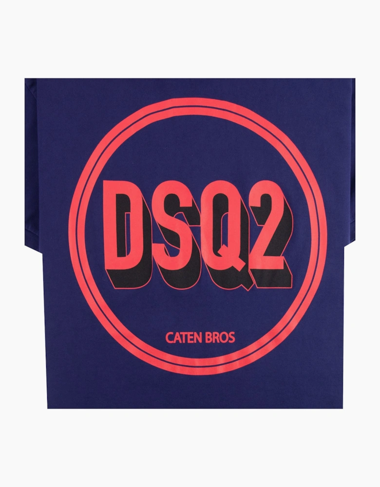 Dsquared2 DSQ2 Circle T-shirt Blue 524