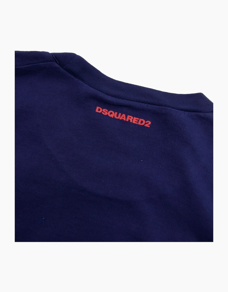 Dsquared2 DSQ2 Circle T-shirt Blue 524