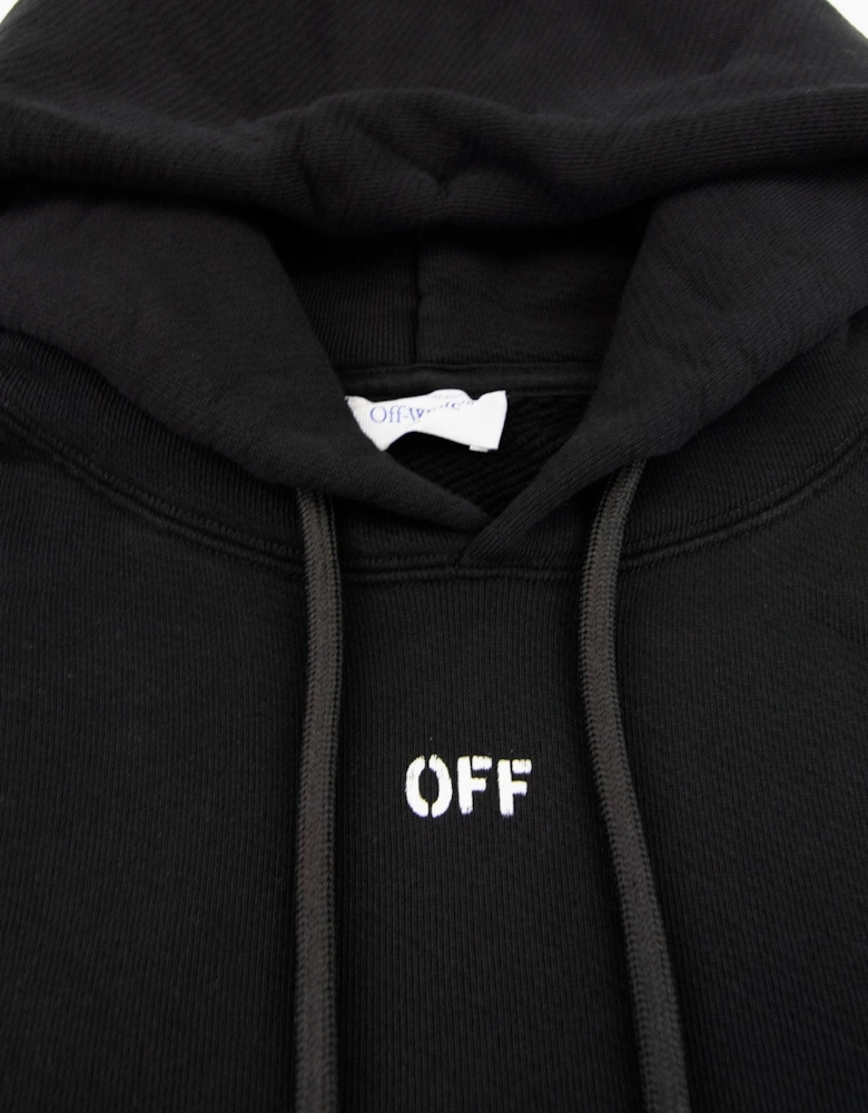 Off White Dbl Moon Arrow Skate Hoodie Black/white