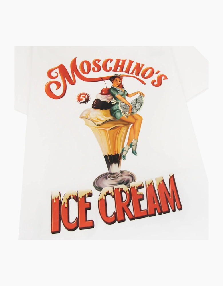Moschino Couture Moschino Ice Cream T-shirt White