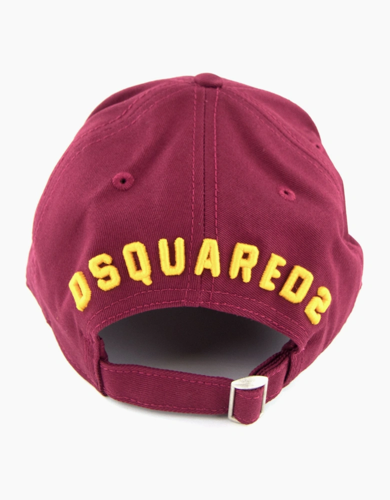 Dsquared2 Icon Cap Burgundy